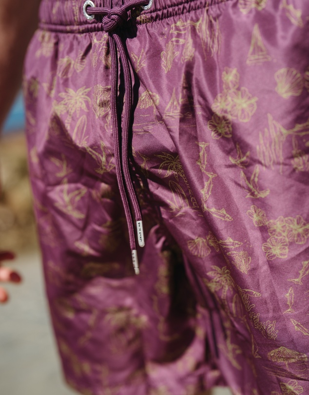 Swim Shady - Island Maroon Swim Shorts