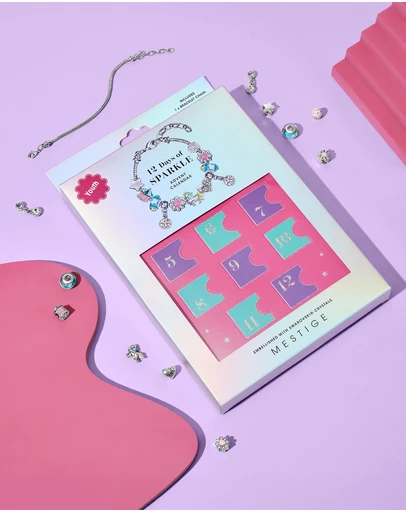 Mestige Kids - Unicorn Advent Calendar - Charm Bracelet embellished with crystals from Swarovski