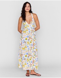 MINKPINK - Riviera Cross Back Midi Dress