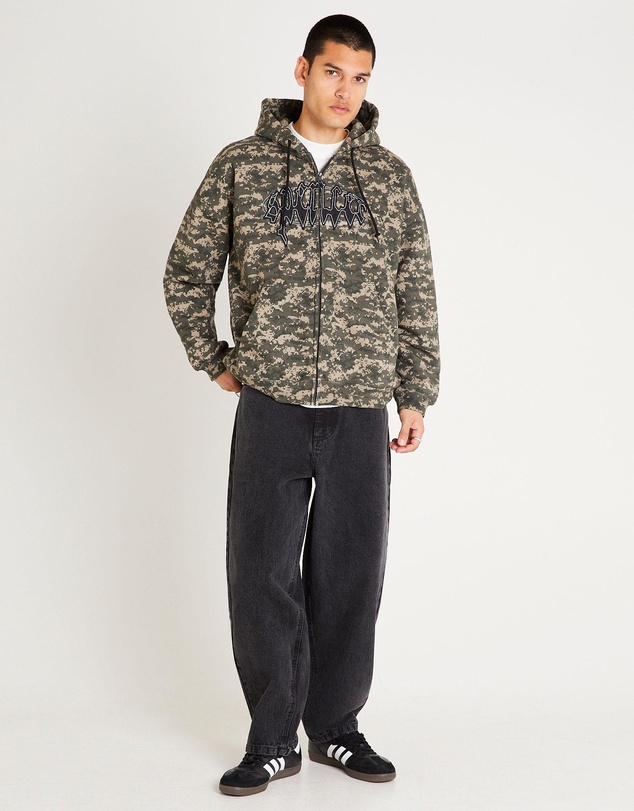 Spencer Project - Nichols Camo Zip Hoodie