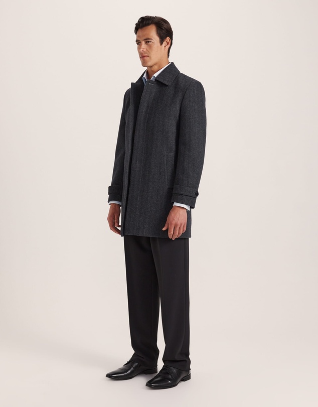 SABA - Corey Herringbone Wool Coat