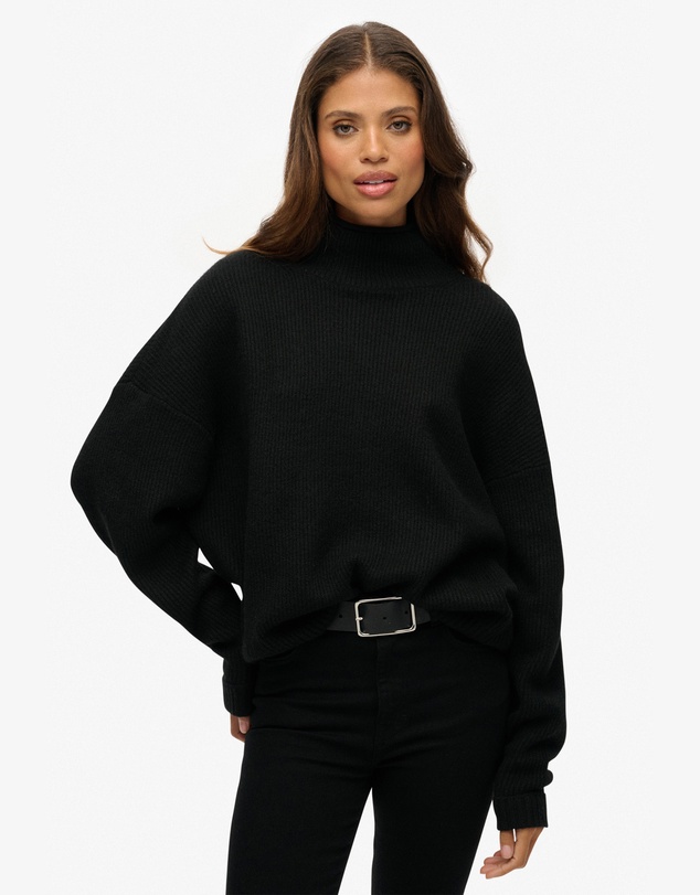 Superdry - Slouchy Mock Neck Jumper