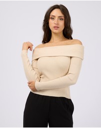 All About Eve - Sabine Off Shoulder Knit