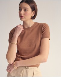 Oxford - Olivia Crop Cashmere Knit