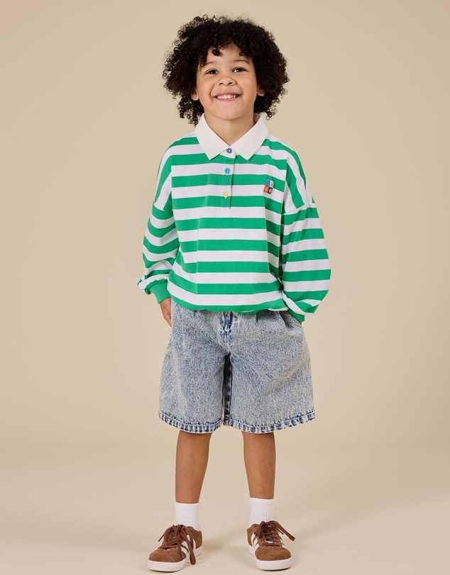 Goldie + Ace - Kirby Relaxed Denim Shorts - Babies-Kids