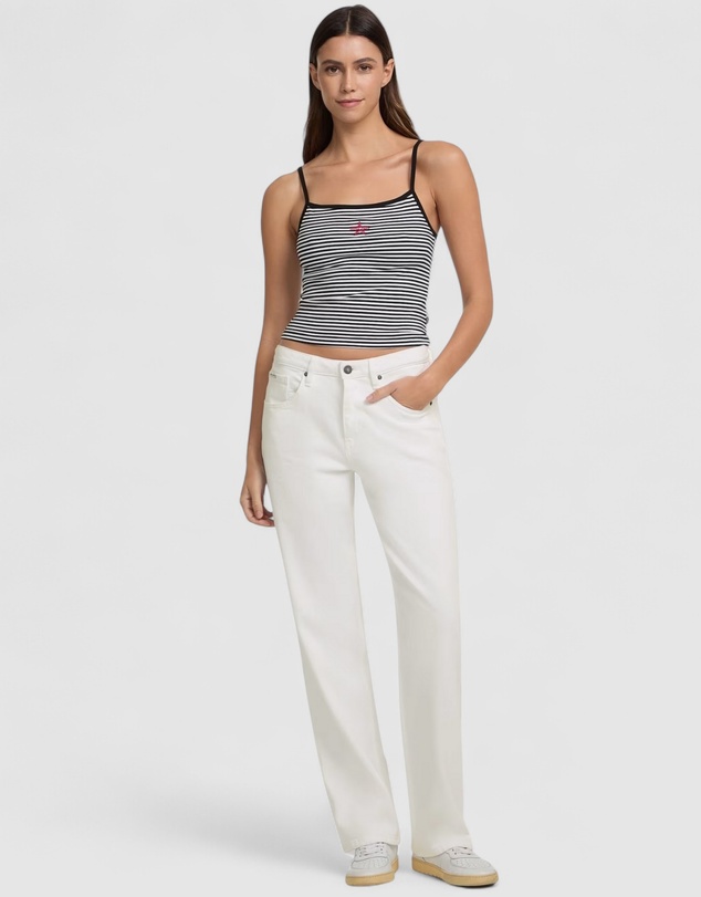 GUESS Jeans - GUESS JEANS Striped Star Tank Top