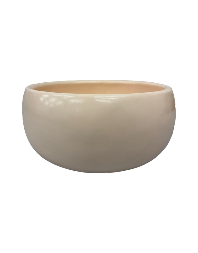 Urban Attitude - Urban Attitude INDI Medium Bowl Height 12cm, Width 26cm, Length 26cm - Stone Ivory