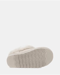 EVERAU - Australian Shepherd Ugg Kids Homey Slipper Cow Suede Upper House Shoes