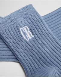 Country Road - Rib Quarter Crew Sock