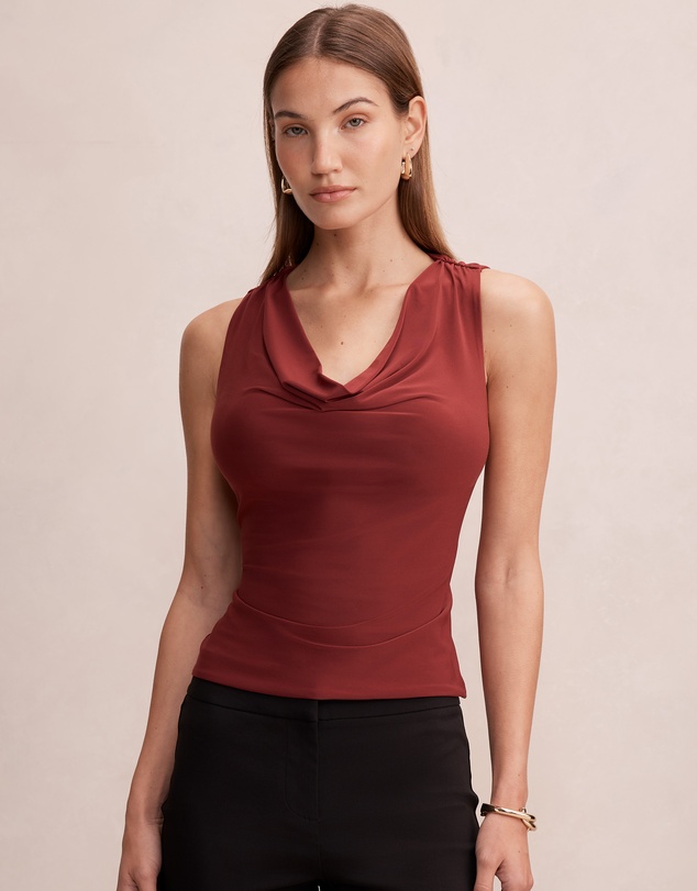Forever New - Noa Drape Back Hardware Top