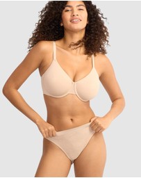 Lauren by Ralph Lauren - Monogram Mesh 3-Piece Bikini Brief Multipack