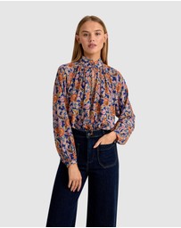 Oxford - Sandy Floral Print Blouse