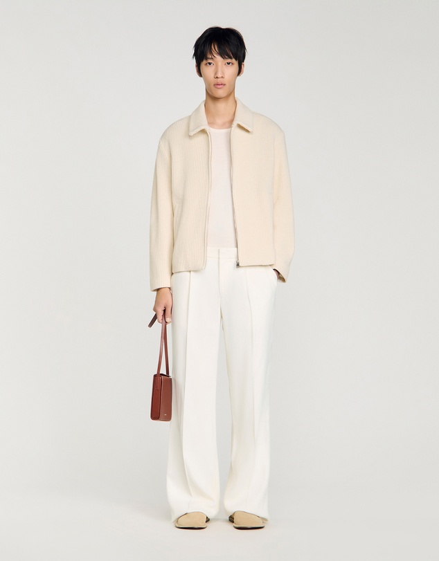Sandro - Minimal Knit Jacket