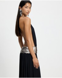 Jaded London - Beaded Belt Maxi Dress