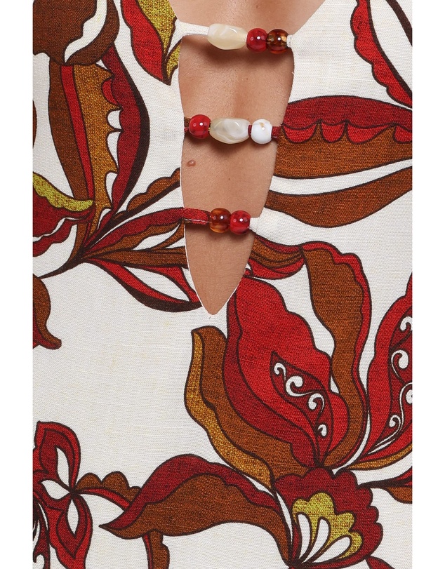 Petal & Pup - Inala Maxi Dress - Brown Floral