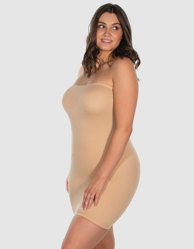 B Free Intimate Apparel - Strapless Mini Slip Dress