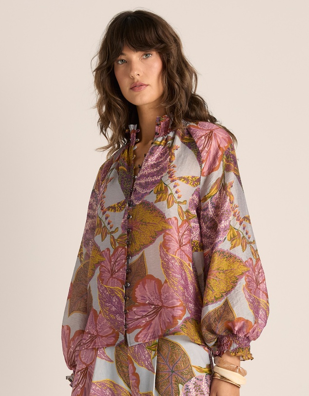 Fate + Becker - Daria Shirred Blouse