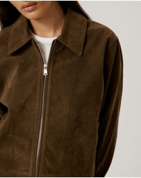 Calli - Heidi Faux Suede Jacket