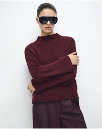 M.N.G - Knitted Sweater With Perkins Neck