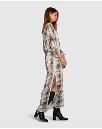 Belle & Bloom - Heart On Fire Snake Print Kaftan