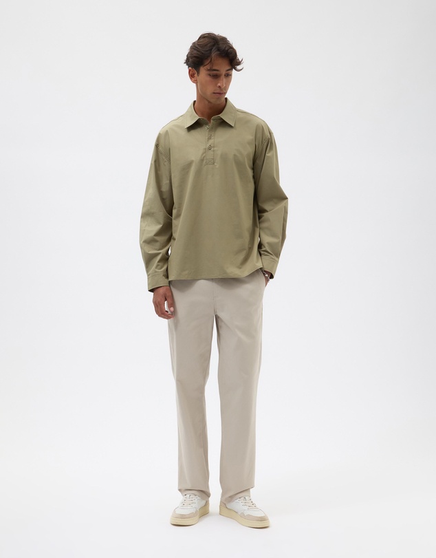 AERE - Front Placket Cotton Shirt