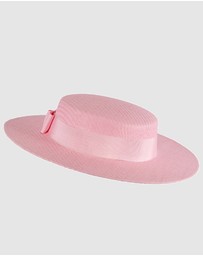 Max Alexander - Pink Boater Hat