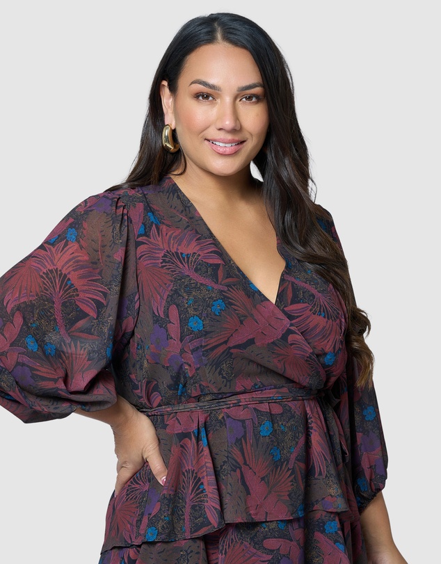 Pink Dusk by Curve Project - Temptress Maxi Dress