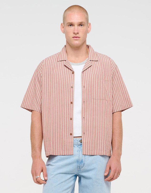 Abrand - Bobby Stripe Camp Shirt