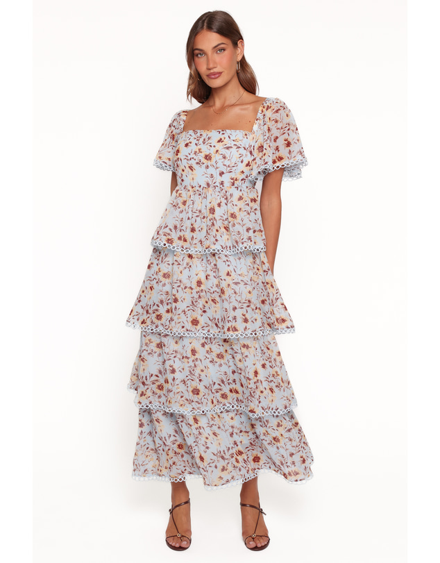 Petal & Pup - Chapel Maxi Dress - Blue Floral