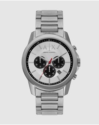 Armani Exchange - Silver Tone Choronograph Watch