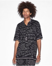 Ksubi - Heroism Knit Resort Ss Shirt Black