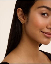 Ted Baker - Amorina Crystal Halo Heart Stud Earrings