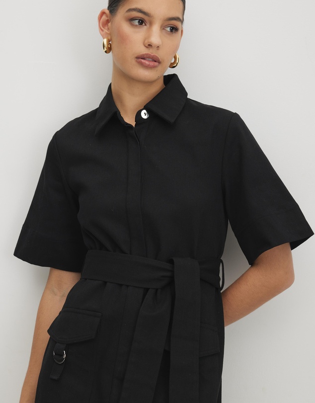 AERE - Aspen Organic Cotton Mini Dress
