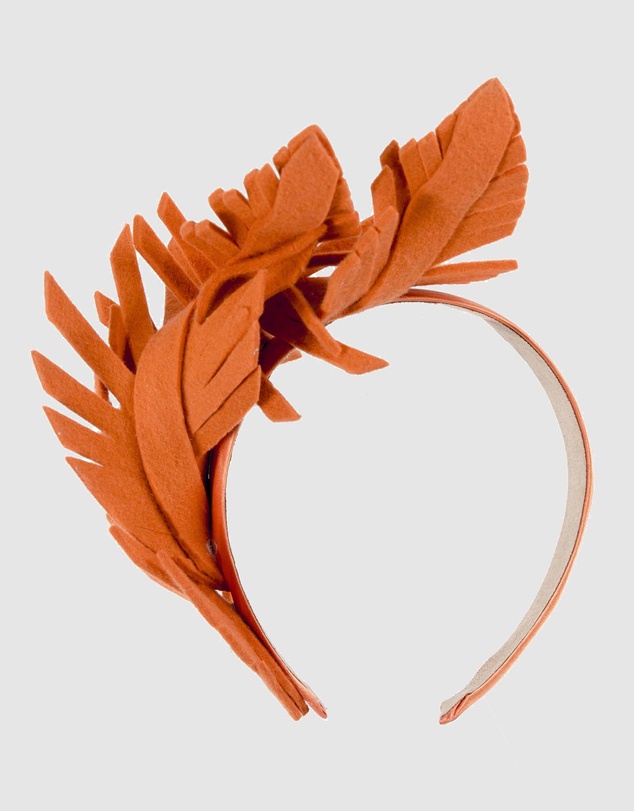 Max Alexander - Felt Leaf Fascinator