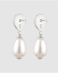 Elli Jewelry - Earrings Stud Pearl Elegant 925 Sterling Silver