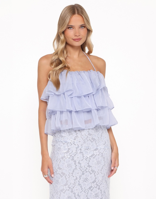 Petal & Pup - Taelya Flounce Top - Blue