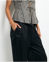 AERE - Aralyn Satin Pants