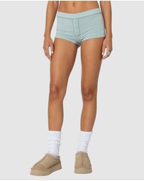 EDIKTED - Maelle Pointelle Micro Shorts