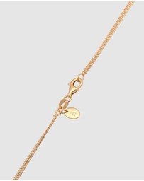 Elli Jewelry - Necklace Layer Moonstone 925 Sterling Silver Vermeil