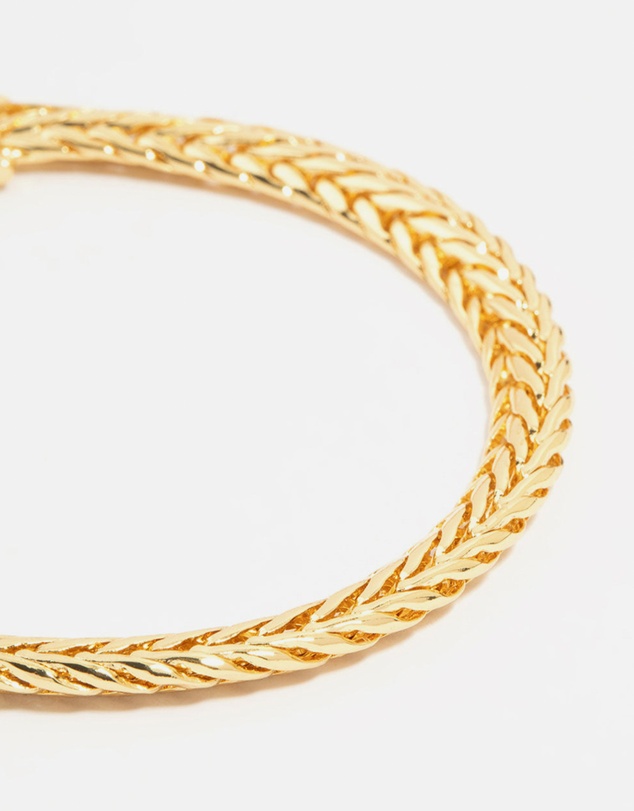 Lovisa - Gold Flat Wide Curb Chain Bracelet