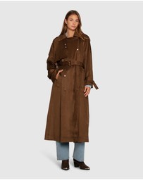 Belle & Bloom - Long Lost Lover Soft Maxi Trench