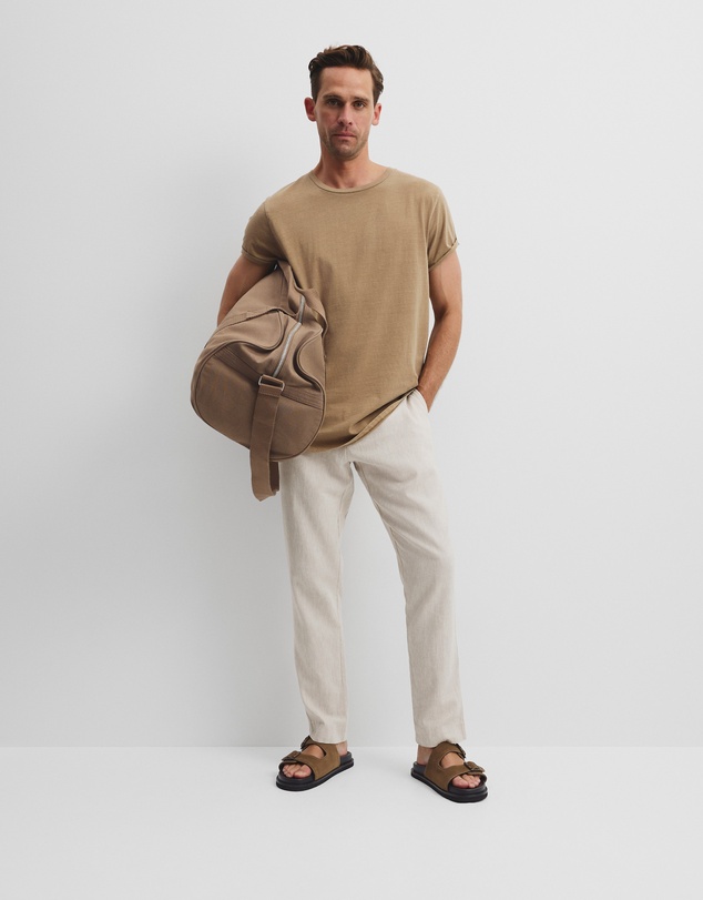 Country Road - Australian Cotton Longline Garment Dye T-shirt