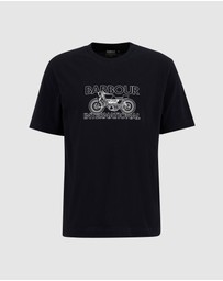 Barbour - B.Intl Cowl Motorbike Graphic T-Shirt