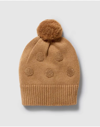 Wilson & Frenchy - Organic Knitted Bauble Hat - Babies