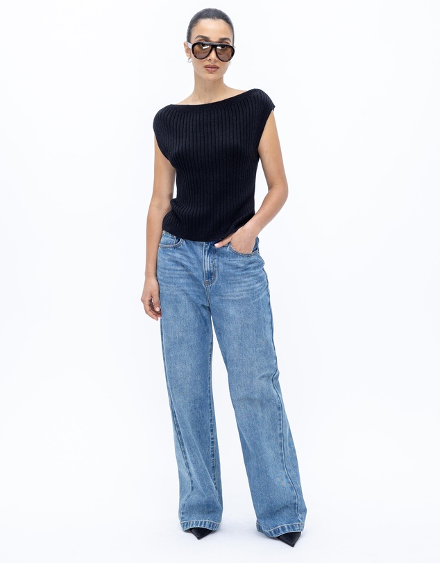 Minima Esenciales - Nalu Organic Cotton Cashmere Blend Knitted Top