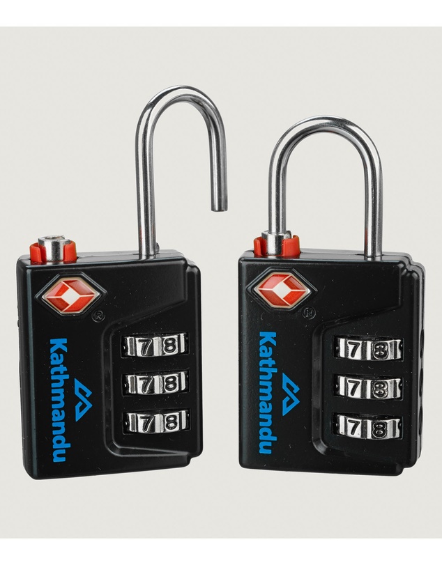 Kathmandu - TSA 2 Pack Dial Combination Travel Luggage Backpack Security Lock