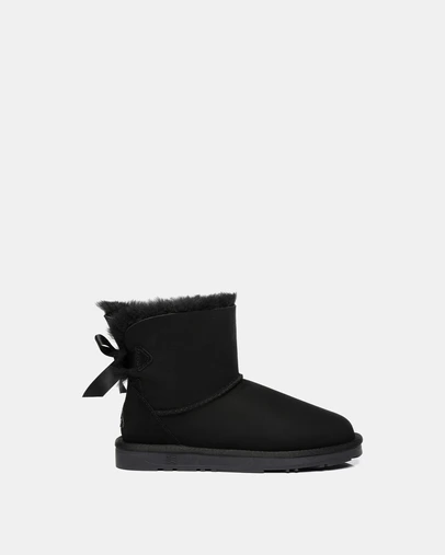 EVERAU - EverAU Ugg Mini Back Bow Sheepskin Upper UGG Boots