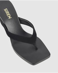 Siren - Melrose Thong Wedges