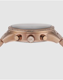 Michael Kors - Ritz Rose Gold-Tone Chronograph Watch