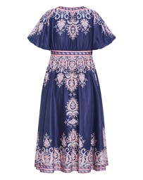 City Chic - Plus size Higher Love Maxi Dress - navy